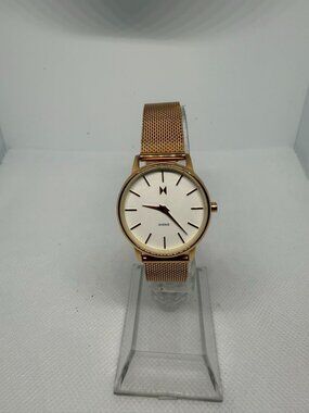 MVMT Avenue Women’s 28mm Rose Gold Watch Mesh Bracelet Quartz Wristwatch